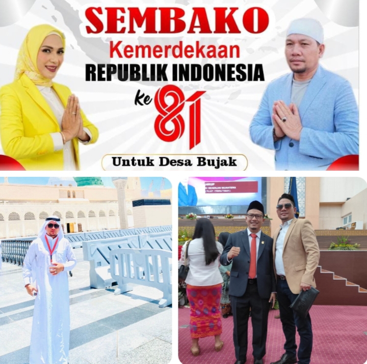 Kepedulian Nyata, Kades Bujak Bersama Wakil DPR RI Sari Yuliati Gelar Penyaluran Bantuan Sembako dan Santunan Anak Yatim